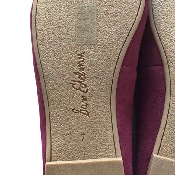 Sam Edelman Fennigan Suede Scalloped Flats, size 7 - Picture 11 of 14
